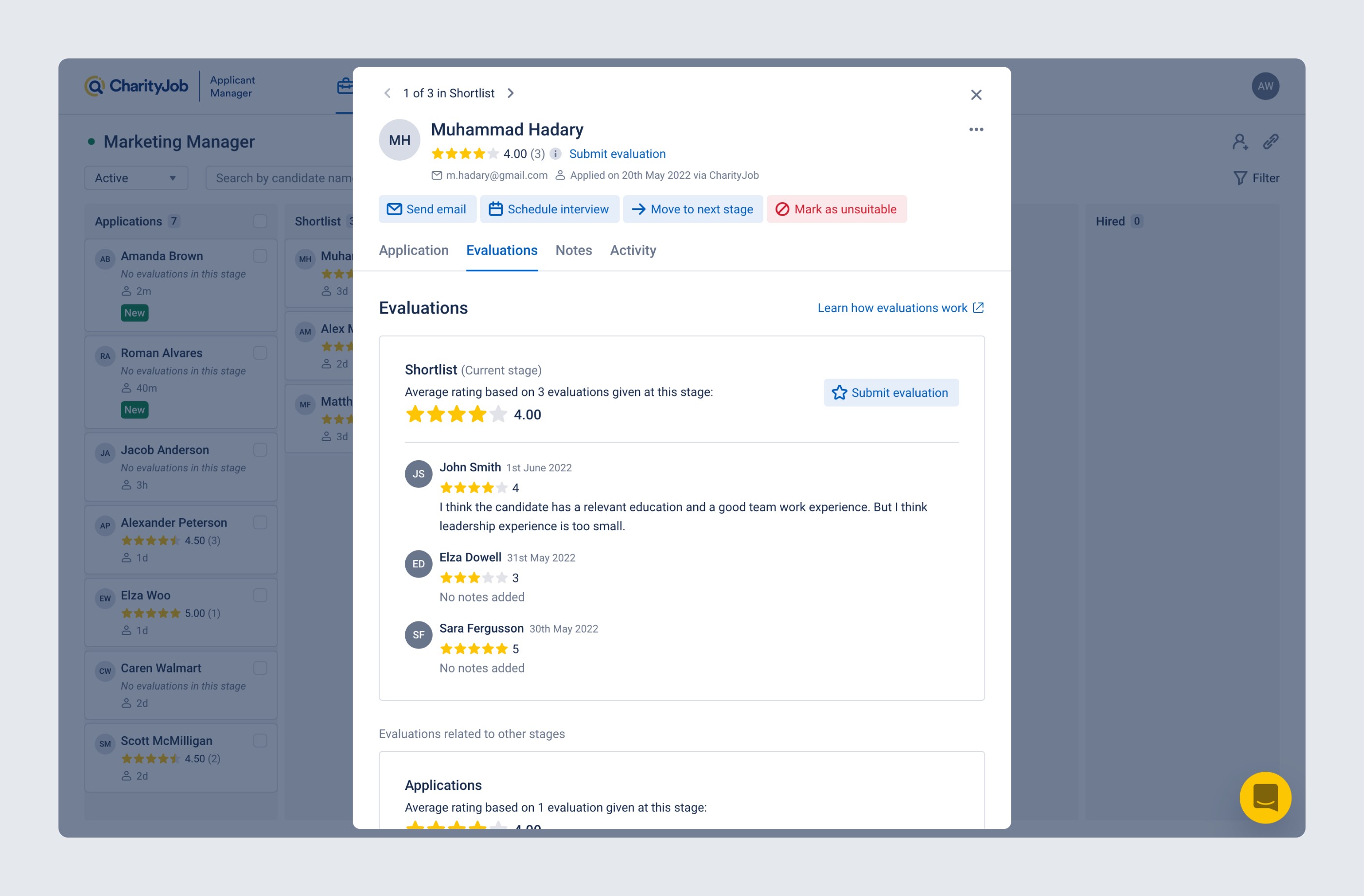 CharityJob, Recruitment Solutions for the Third Sector – UI/UX Design for Web App
