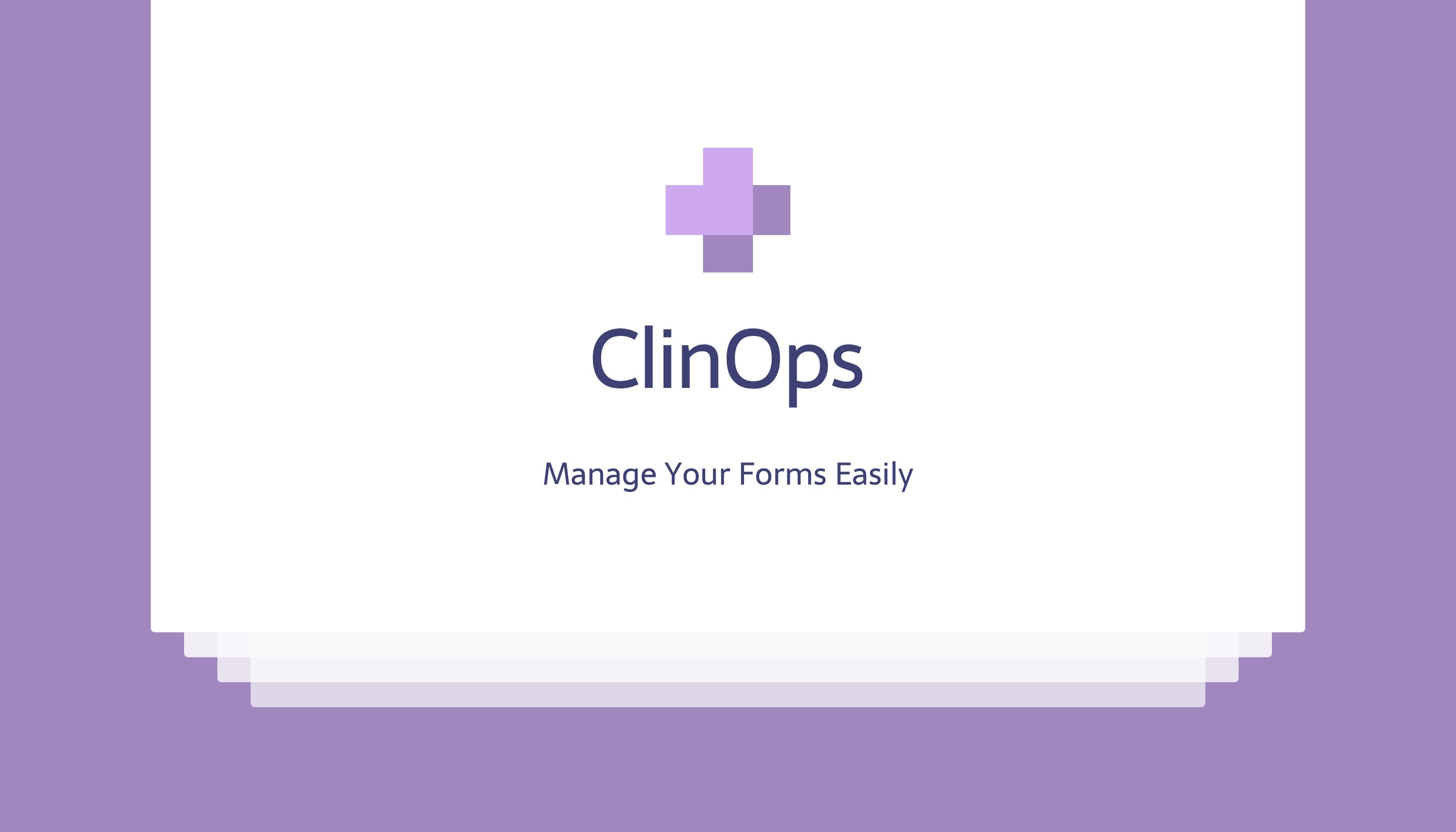 ClinOps – Branding, UI/UX Design for iPad App