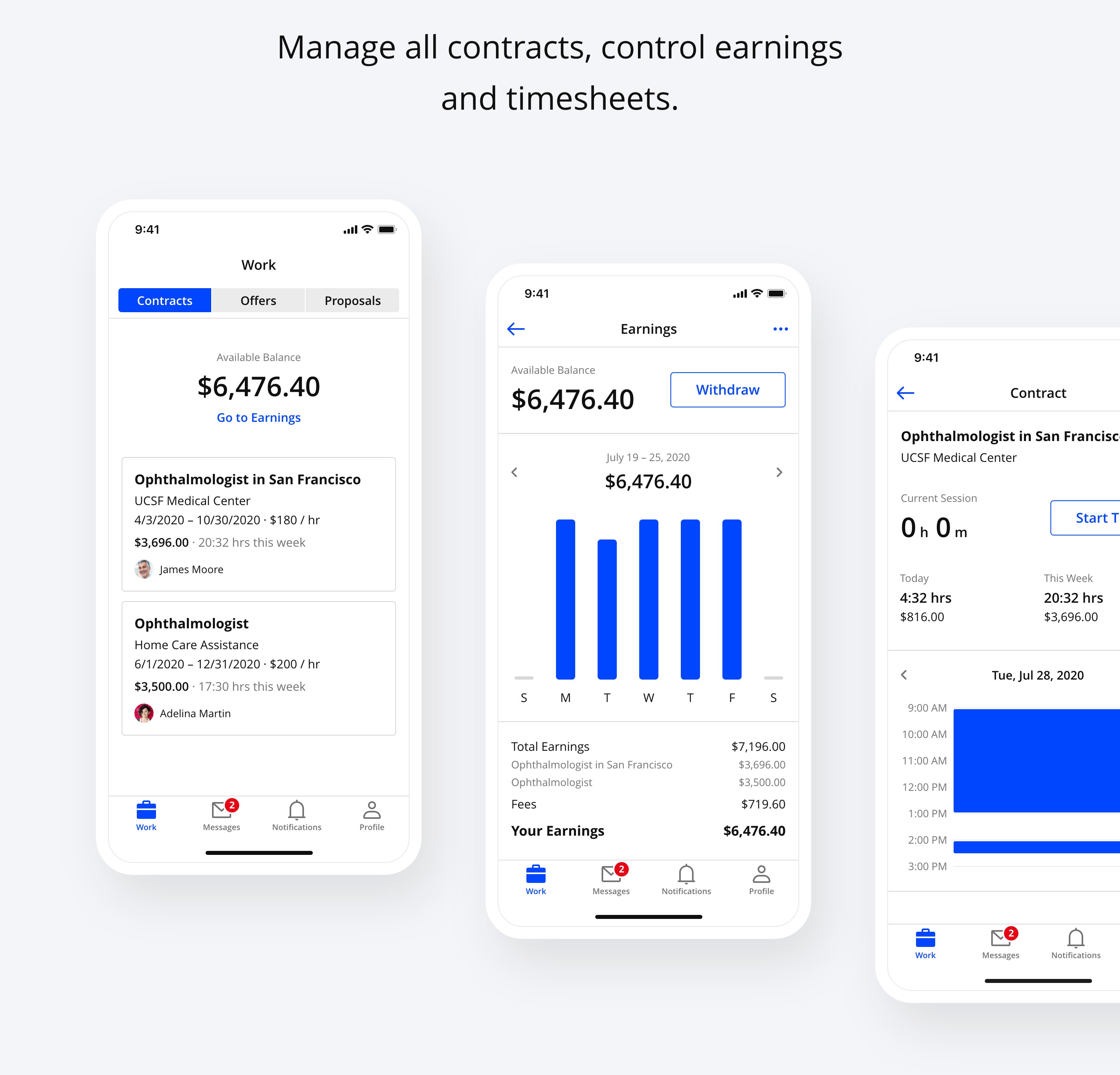 Job Matching App – UI/UX Design for Mobile App