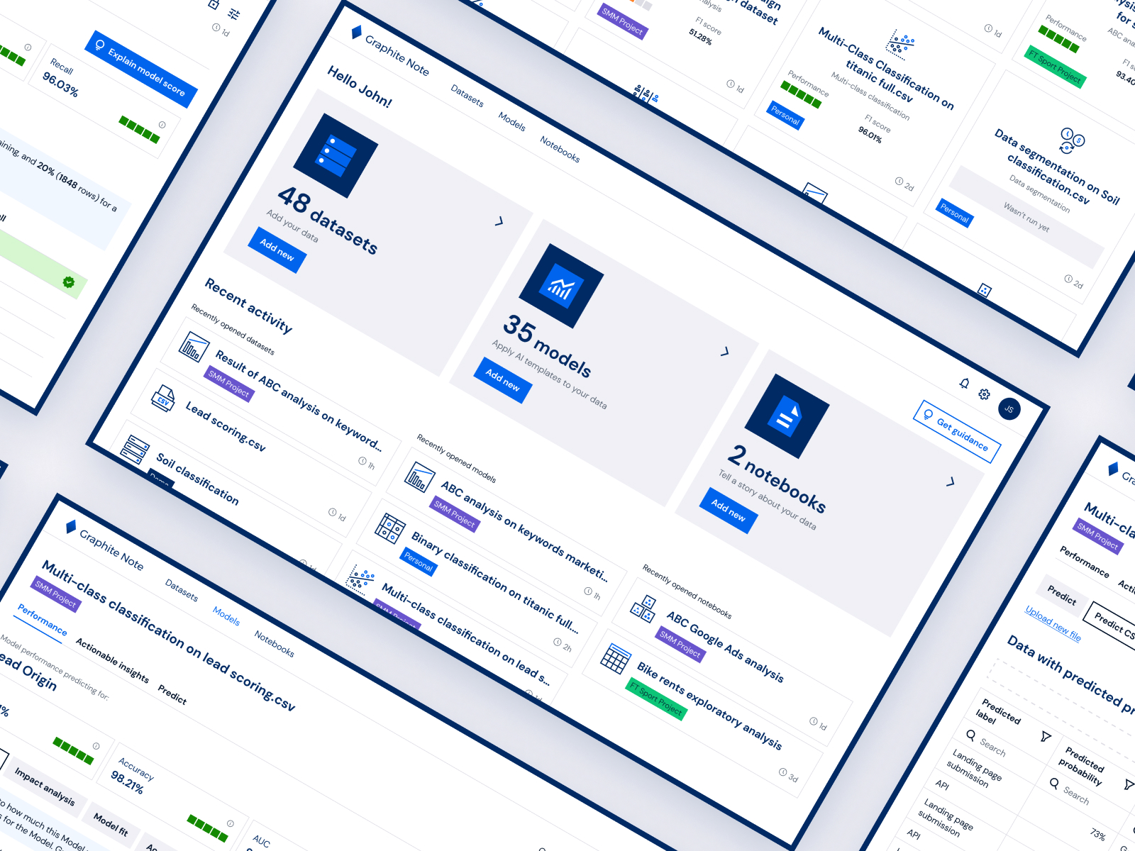 Graphite Note – UX Analysis and Full Redesign of the Web App