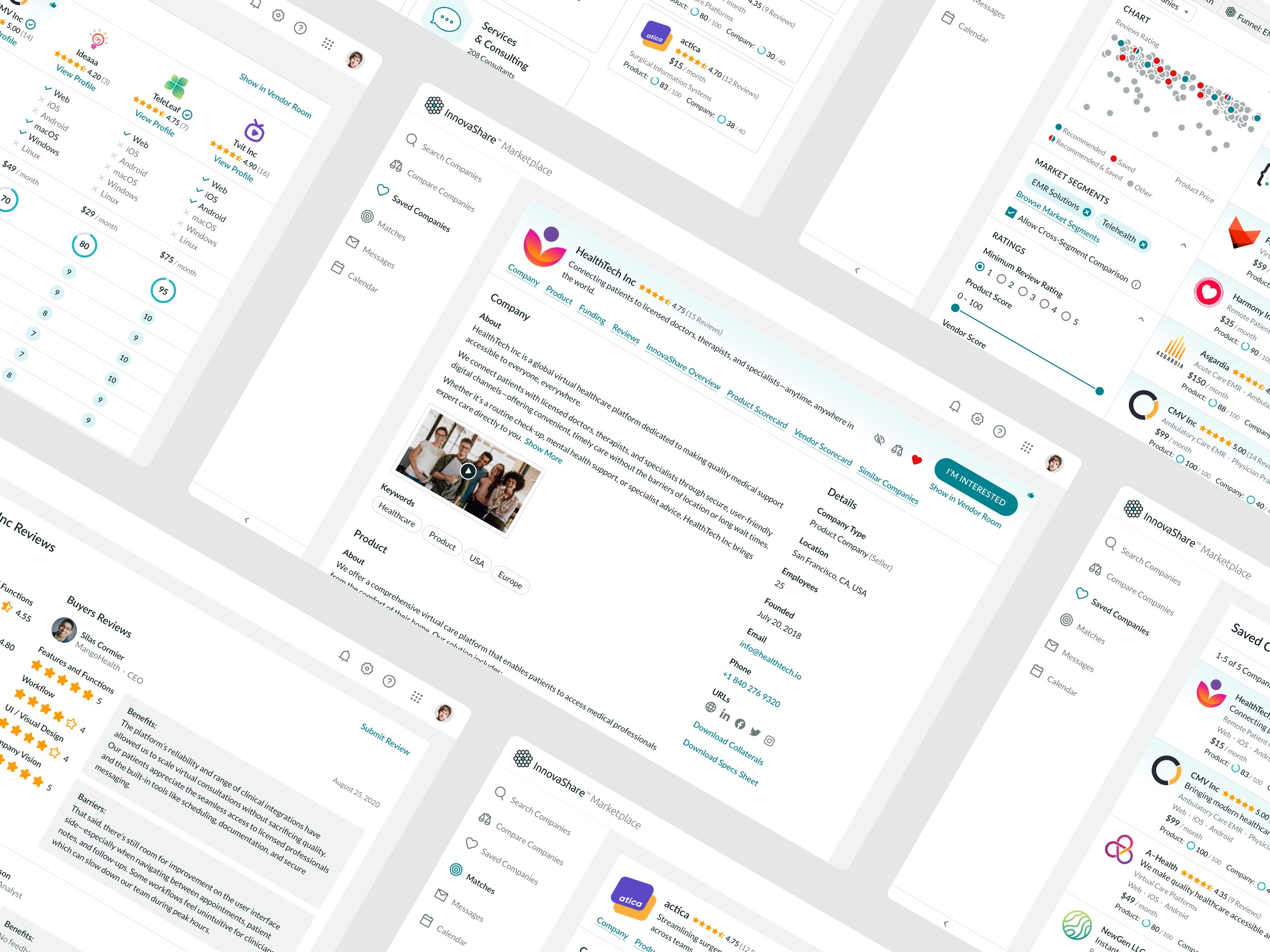 Emerging Technologies Marketplace – Branding, Website Design and UI/UX Design for Web Apps