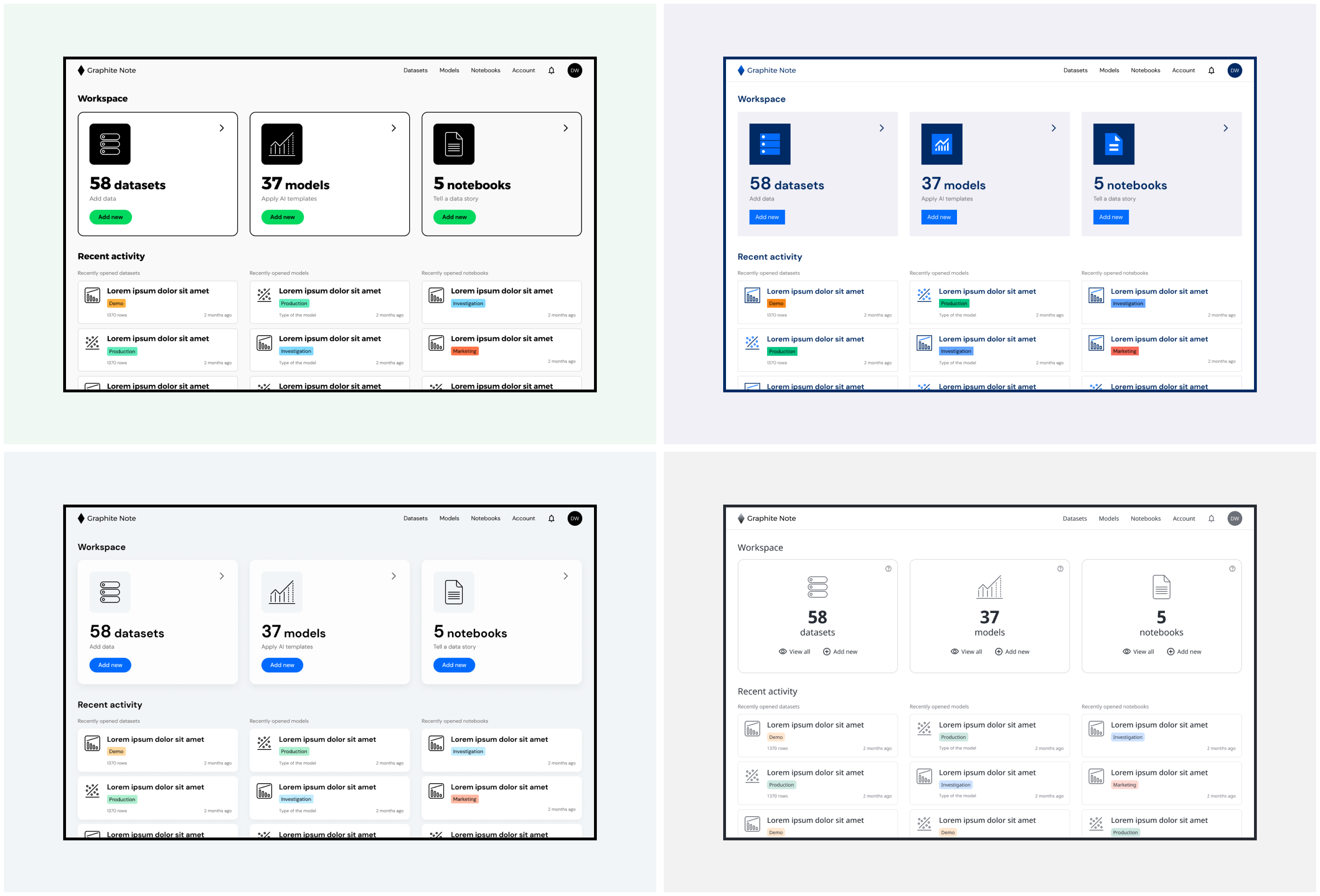 Graphite Note – UX Analysis and Full Redesign of the Web App